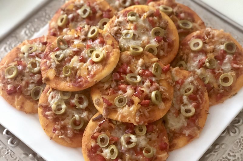 Mini pizza tonijn